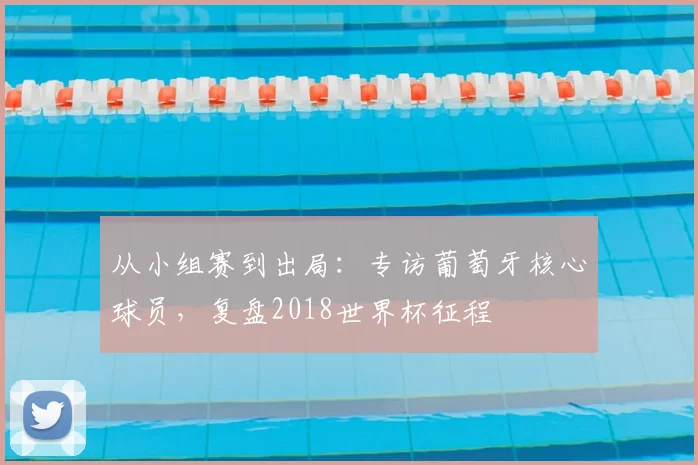 从小组赛到出局：专访葡萄牙核心球员，复盘2018世界杯征程