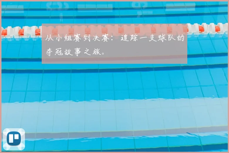 从小组赛到决赛：追踪一支球队的夺冠故事之旅。